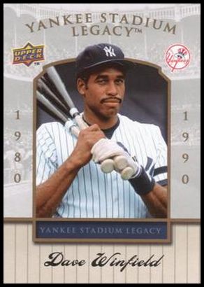 2008 Upper Deck Yankee Stadium Legacy Final Season Box Set 63 Dave Winfield